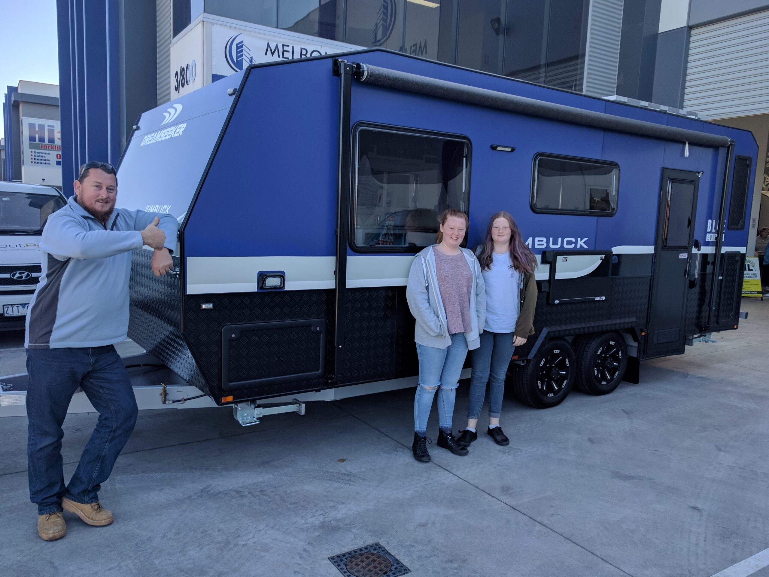 customer-handover-nichole | Melbourne City Caravans